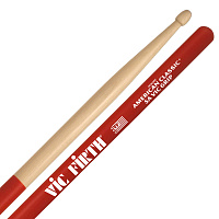 VIC FIRTH 5AVG  барабанные палочки 5A с антискользящим покрытием, деревянный наконечник, материал - гикори, длина 16", диаметр 0,565", серия American Classic