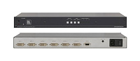 Коммутатор 2x1 и усилитель-распределитель 1:4 сигнала DVI с поддержкой HDCP
