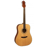 FLIGHT AD-200C NA  акустическая гитара, цвет натуральный, скос под правую руку