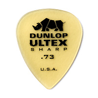 Dunlop 433P073 Ultex Sharp 6Pack  медиаторы, толщина 0,73 мм, 6 шт.