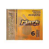 Markbass Twinkle Series DV6TWPB01047AC  струны для акустической гитары, 10-47, фосфор/бронза