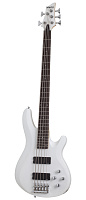 Schecter C-5 DELUXE SWHT Бас-гитара, 5 струн, цвет Satin White