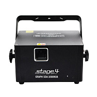 STAGE4 GRAPH SDA 1000RGB  мультиэффектный графический проектор со скоростью сканирования 25000 pps 