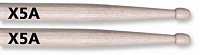VIC FIRTH X5A барабанные палочки, орех с деревянным наконечником, L=16