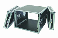 Omnitronic ROADINGER Amplifier rack PR-2, 8U рэковый кейс, глубина 420 мм, с двумя крышками (90мм). Материал -ламинированная 9 мм чёрная фанера, металлические уголки и грани. Ручки для переноса, замки крышек.Внешние размеры 680 x 560 x 405 мм 