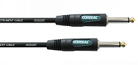 Cordial CCFI 6 PP инструментальный кабель моно-джек 6.3 мм - моно-джек 6.3 мм, длина 6 метров, черный