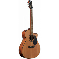 JET JGA-255 OP  акустическая гитара, гранд аудиториум, кедр/красное дерево, цвет натуральный, open pore