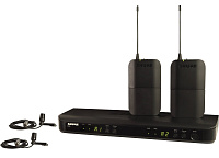 SHURE BLX188E/CVL M17 662-686 MHz двухканальная радиосистема с двумя петличными микрофонами Shure CVL-B/C