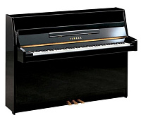 YAMAHA JU109PE акустическое пианино, цвет черный полированный, банкетка в комплекте