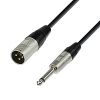 Adam Hall K4 MMP 0150  микрофонный кабель XLR(M) - 6.3 Jack mono, REAN, длина 1.5 метра