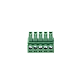 AVCLINK TB-3.81/5PIN Клеммная колодка типа Phoenix, шаг 3,81 мм, 5 контактов 