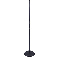 VESTON MS055 микрофонная стойка прямая с круглым основанием, цвет черный
