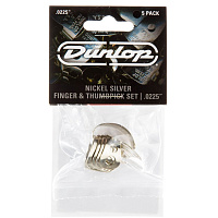 Dunlop 33P0225 Nickel Silver Fingerpick 5Pack  когти, толщина .0225" (0,57 мм), 5 шт.