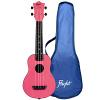 FLIGHT TUS-35 PK  укулеле Travel, сопрано, розовый, пластик