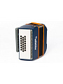 HOHNER XS (A2950)  детский кнопочный аккордеон, гриф B, цвет синий и оранжевый