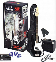 VGS RCВ-100 BК бас-гитарный комплект (бас-гитара, комбоусилитель, тюнер, шнур, чехол, ремень, медиаторы)