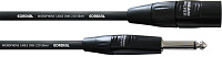 Cordial CIM 5 MP микрофонный кабель XLR male/моно джек 6,3 мм, 5,0 м, черный