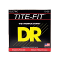DR MH-10 струны для электрогитары, калибр 10-50, серия TITE-FIT™, обмотка - никелированная сталь, без покрытия