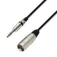 Adam Hall K3 BMV 0300  микрофонный кабель XLR(M) - 6.3 Jack stereo, длина 3 метра