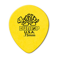 Dunlop 413R073 Tortex Teardrop 72Pack медиаторы, толщина 0,73 мм, 72 шт.