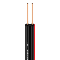 ROXTONE SC008D/100 Кабель акустический из бескислородной меди (M00), 2x4 кв.мм, AWG:12, цвет черно-красный, катушка 100 метров