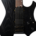 EART GW2 Stealth Black электрогитара, цвет черный матовый