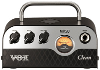 VOX MV50-CL миниусилитель голова для гитары с технологией Nutube, 50 Вт (AC 30 CLEAN)