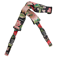 Dimarzio DD2254 Ремень для гитары STEVE VAI BOTANICAL CLIPLOCK, рисунок Botanical Black
