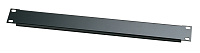 EuroMet EU/R-P1 00529 Рэковая панель-"заглушка", 1U, алюминий черного цвета