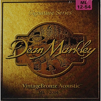 Dean Markley 2004  Vintage Bronze ML  Струны для акустической гитары, 012-054