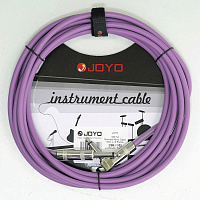 JOYO CM-12 Cable Purple инструментальный кабель, 4,5 м, угловой TS 6,3 мм