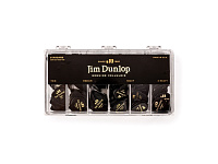 Dunlop 483003 Celluloid Black Display медиаторы, HV/MD по 144 шт.; XH/TH по 72 шт.