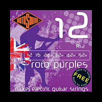ROTOSOUND R12 STRINGS NICKEL MEDIUM HEAVY струны для электрогитары, никелевое покрытие, 12-52