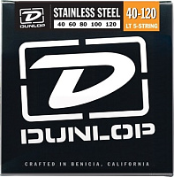 DUNLOP DBS40120 Stainless Steel Bass 40-120 5 Strings струны для 5-струнной бас-гитары