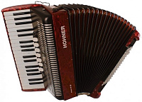 HOHNER The New Bravo III 96 red (A16731/A16732)  аккордеон 7/8 (для начинающих), 3-х голосный