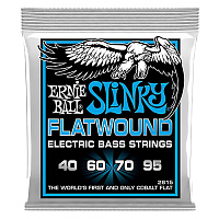 Ernie Ball 2815 струны для бас-гитары Extra Slinky Flatwound Bass (40-60-70-95)