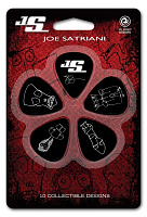 PLANET WAVES 1CBK2-10JS Joe Satriani, Light Медиаторы серия J.Satriani Signature, Light, 46 мм. 10 штук в упаковке