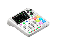 RODE RODECaster DUO WHITE компактный цифровой пульт для интернет-вещания, подкастинга и звукозаписи, белый