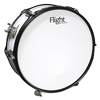 FLIGHT FMS-1455WH Маршевый барабан. В комплекте палочки и ремень для барабана.Размер: 14'x5,5'. Цвет: белый.Состав: пластик, металл, нейлон.