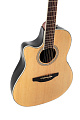 OVATION CS24L-4G Celebrity Standard Mid Cutaway Natural леворукая электроакустическая гитара