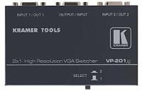 Kramer VP-201XL Механический коммутатор 2x1 VGA, 1300 МГц