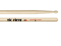 VIC FIRTH 8D  барабанные палочки, тип 7A с деревянным наконечником и более длинной ручкой, материал - гикори, длина 16", диаметр 0,540", серия American Classic