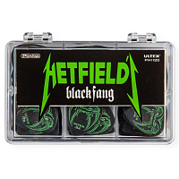 Dunlop PH1120 James Hetfield Blackfang Display медиаторы, 0,73/0,94/1,14 мм; по 36 шт.