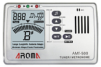 AROMA  AMT-500 тюнер-метроном настольный, пьезодатчик с кабелем и разъемом входит в комплект