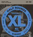 D'ADDARIO EHR350 струны для электрогитары, Jazz Light, Half Round, 12-52