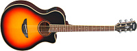 YAMAHA APX-700II VSB акустическая гитара со звукоснимателем, цвет Vintage Sunburst