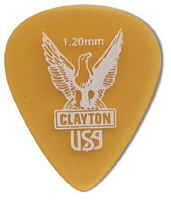 CLAYTON US120  набор медиаторов - 1.20 mm ULTEM gold стандартные