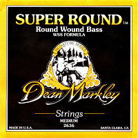 Dean Markley 2636 SuperRound Bass  струны для 4-струнной бас-гитары, толщина 50-105