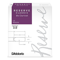 RICO DCT1030 Reserve Classic трости для кларнета Bb №3