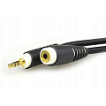 Klotz AS-EX10300  кабель удлинитель для наушников, 3,5 мм  стерео мини-джек (M) мини-джек (F), 3 м, черный